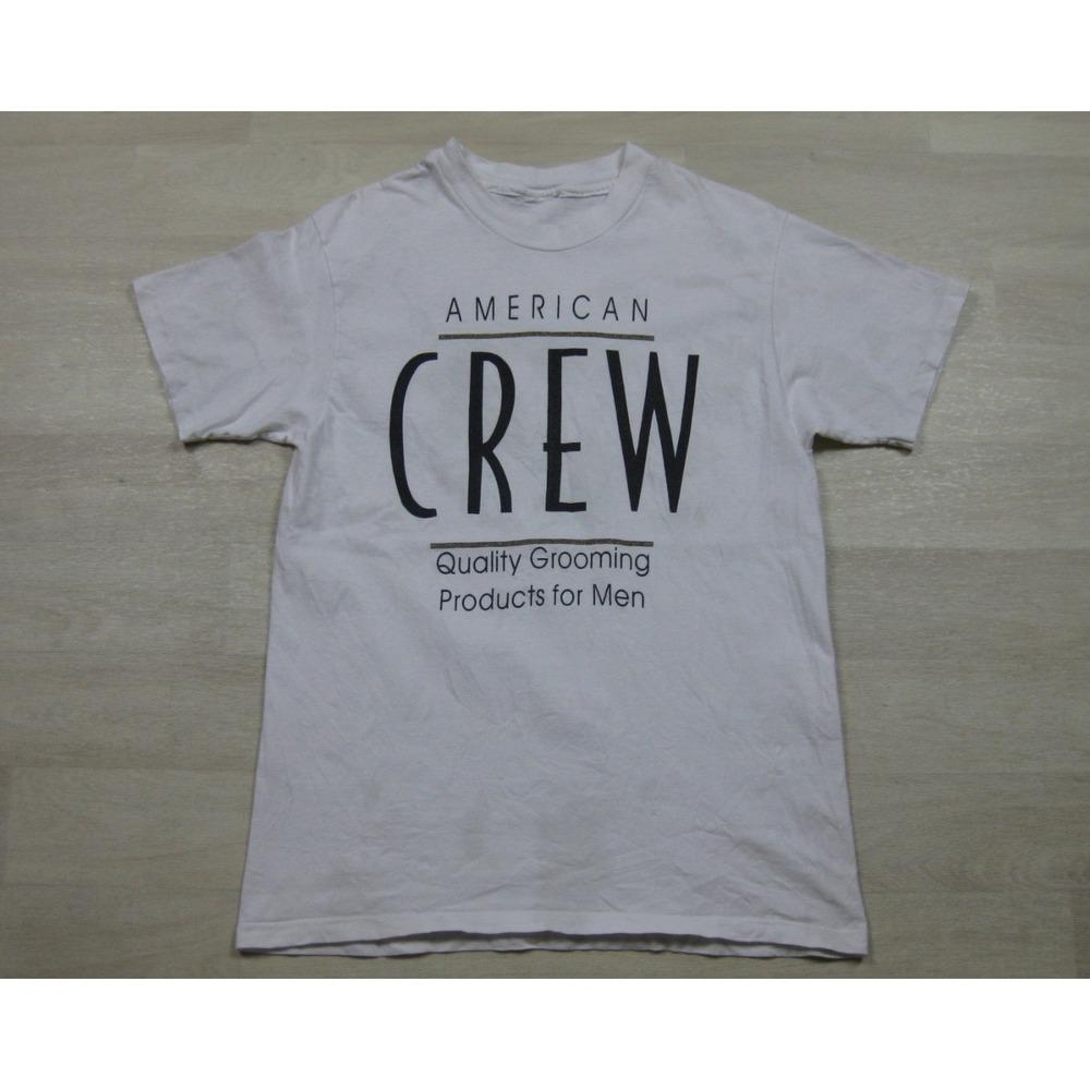 Vintage 90s American Crew T-Shirt (S) Quality Grooming Products for Men Salon
